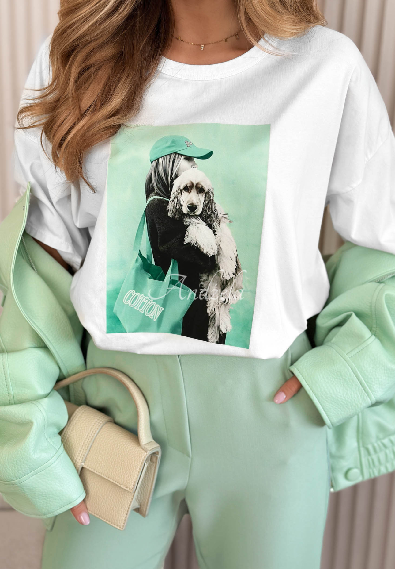 Tricou din bumbac cu imprimeu Matilda