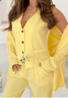 Scurtă elegancka Vestă roz