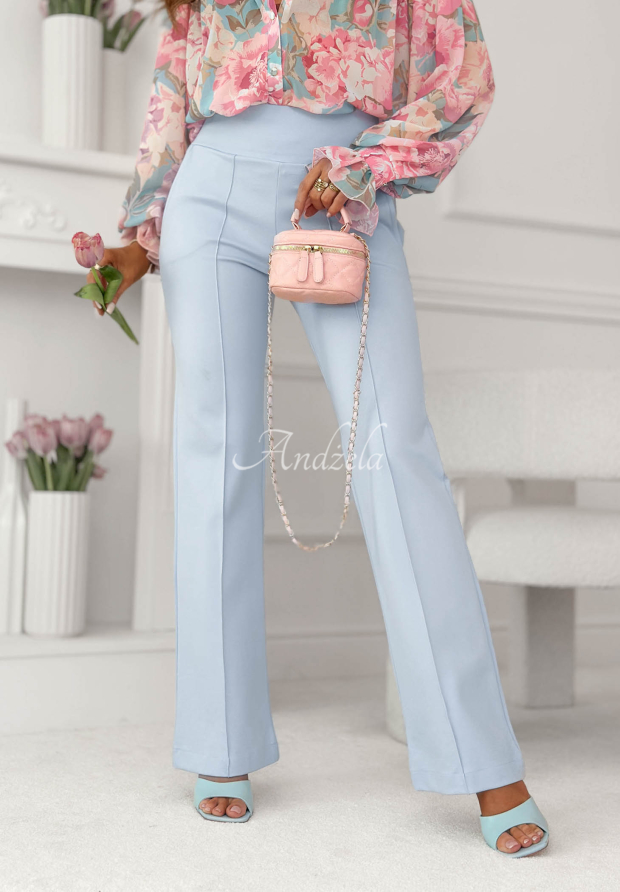 Pantaloni evazați din material Can't Ignore Me