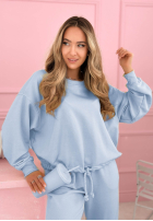 Compleu de trening Hanorac i Pantaloni Denise galben banană