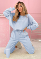 Compleu de trening Hanorac i Pantaloni Denise galben banană