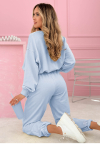 Compleu de trening Hanorac i Pantaloni Denise galben banană