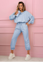 Compleu de trening Hanorac i Pantaloni Denise galben banană