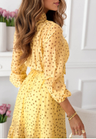 Rochie maxi z tencelu w Buline Tatiana galben