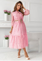 Rochie maxi z tencelu w Buline Tatiana galben