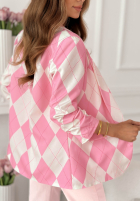 Sacou w kratę Sharon galben