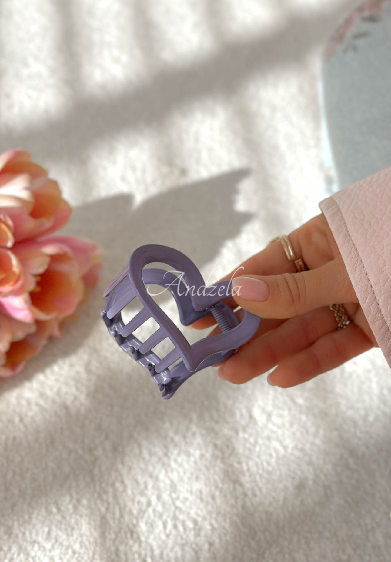 Clemă tip clip pentru păr Velvette Heart