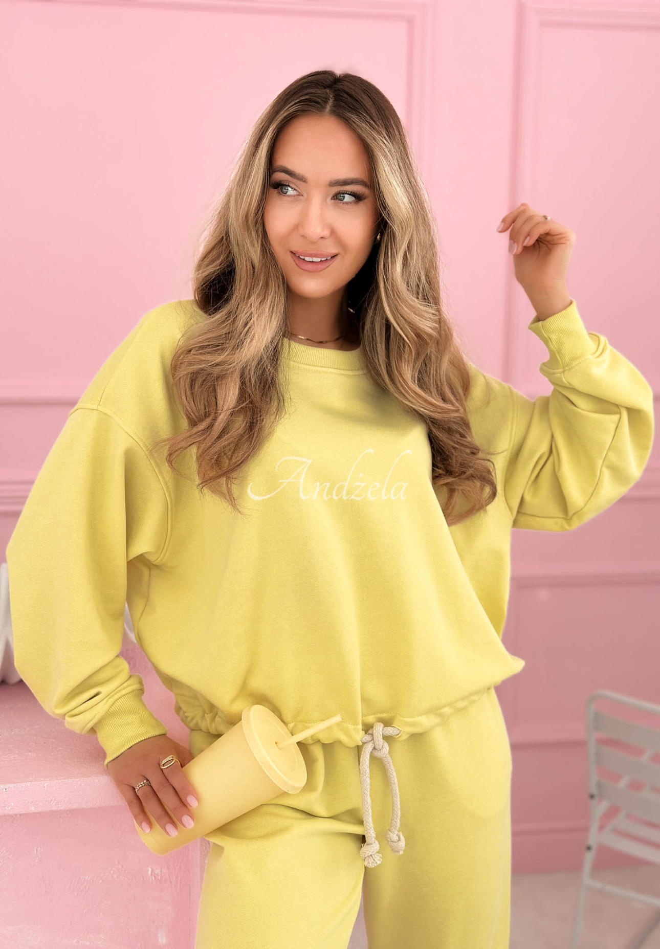 Set de trening din bumbac hanorac și pantaloni Denise