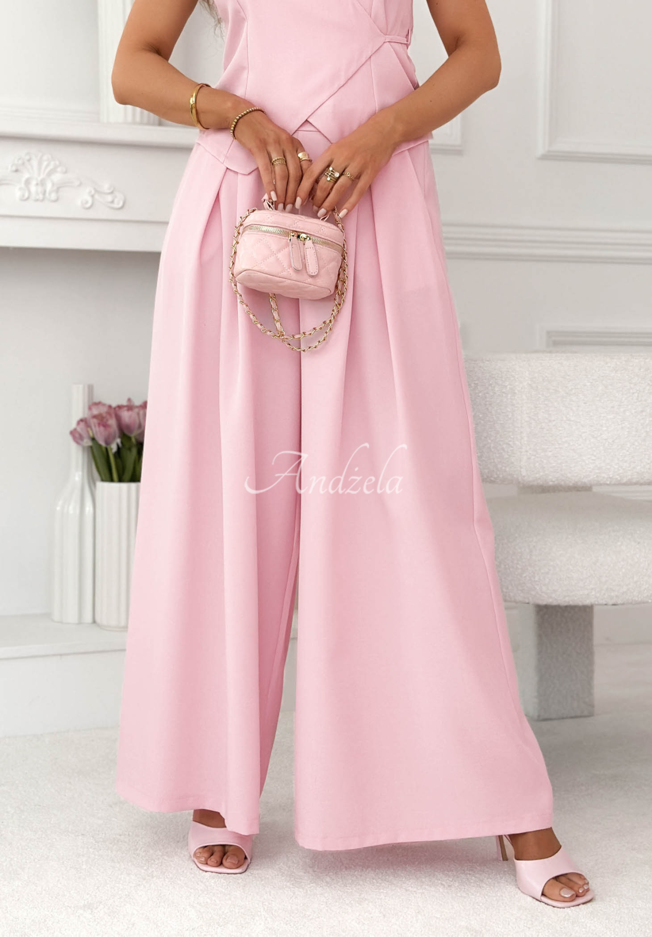 Pantaloni eleganți wide leg Aracelli
