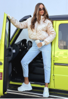 Scurtă pikowana Geacă Mirella negru