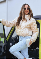 Scurtă pikowana Geacă Mirella negru