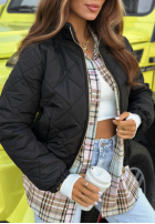 Scurtă pikowana Geacă Mirella negru