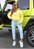 Scurtă pikowana Geacă Mirella negru