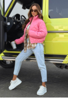 Scurtă pikowana Geacă Mirella negru