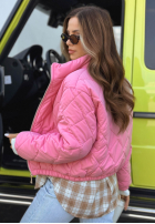 Scurtă pikowana Geacă Mirella negru