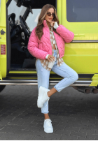 Scurtă pikowana Geacă Mirella negru