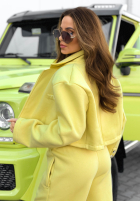 Compleu de trening Hanorac, Pantaloni i Top  3in1 Almost There camel