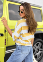 Pantaloni din denim mom fit Tabitha albastre