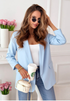 clasic Sacou Premium albastru azuriu II