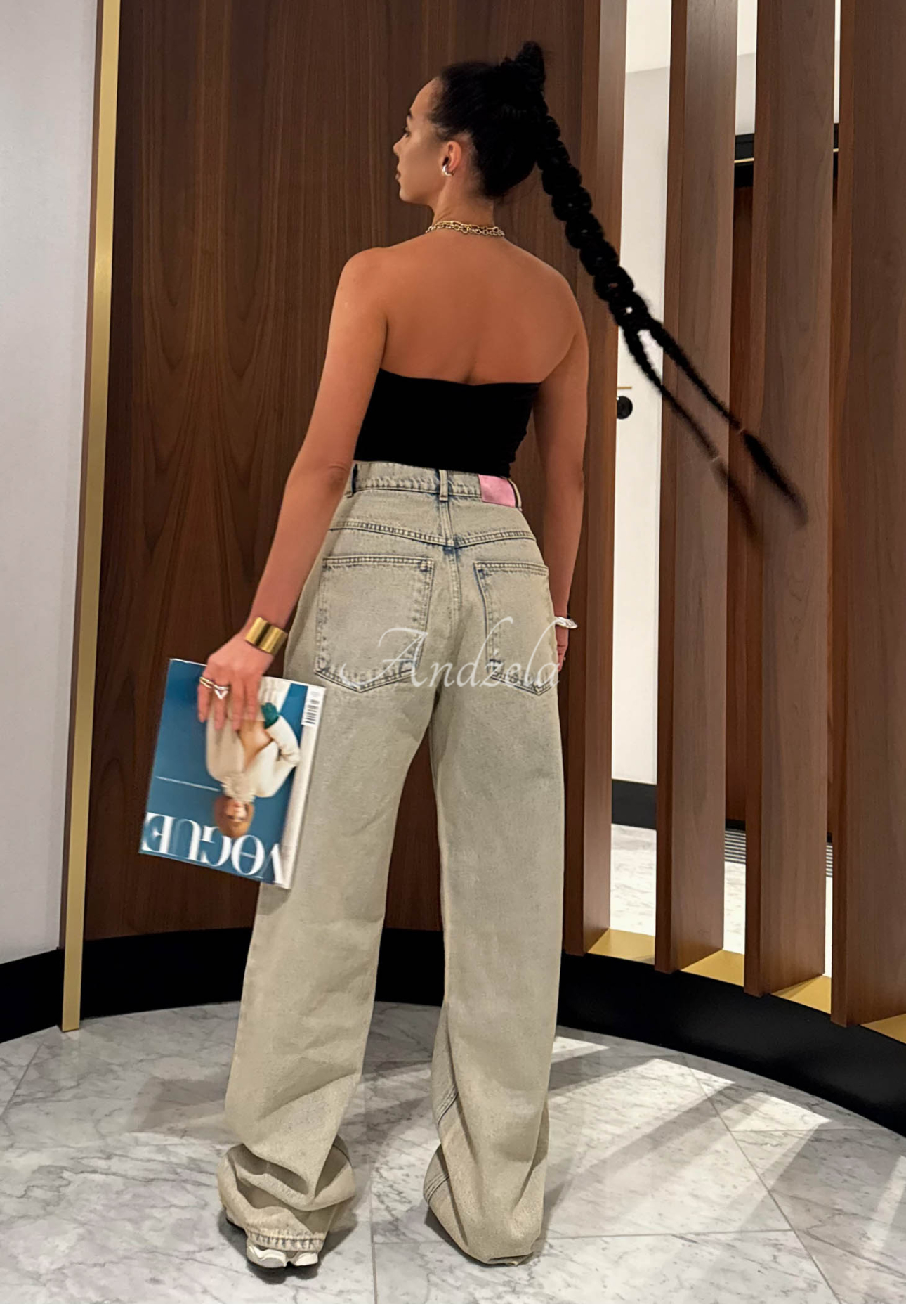 Blugi wide leg La Milla Kylie