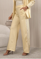 Dresowy garnitur damski z lampasami Self Respect ciocolatiu