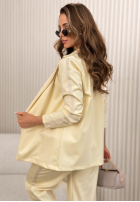 Dresowy garnitur damski z lampasami Self Respect ciocolatiu