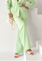 Garnitur damski z kwiatkiem Tessa roz