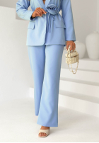 Garnitur damski z kwiatkiem Tessa roz