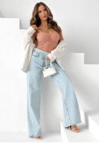 Koronkowe body na ramiączkach Persephone negre