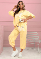 Pantaloni dresowe Mastermind roz pudră