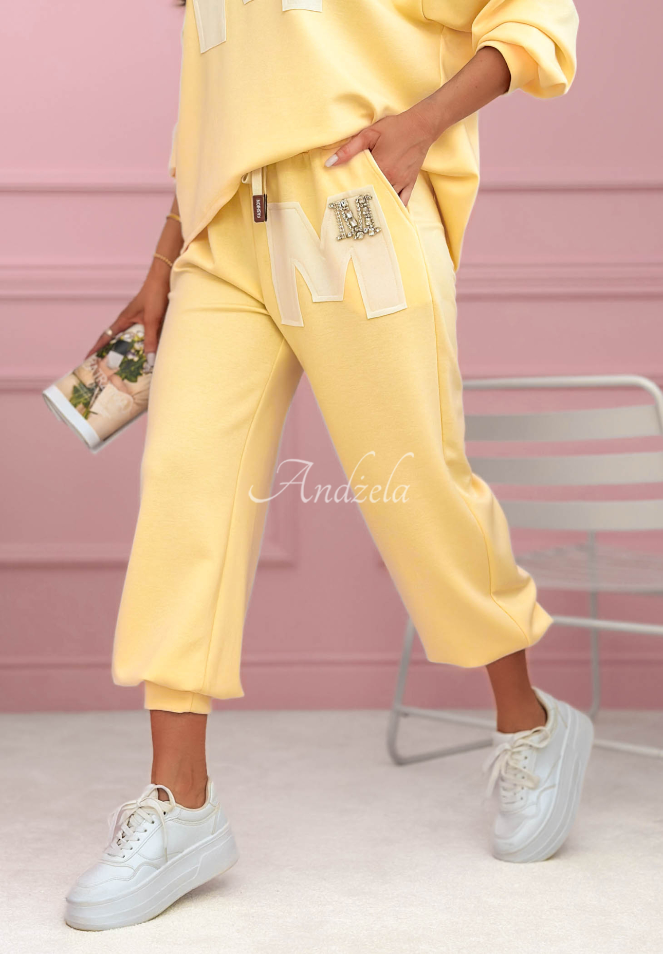 Pantaloni de trening din viscoză Mastermind