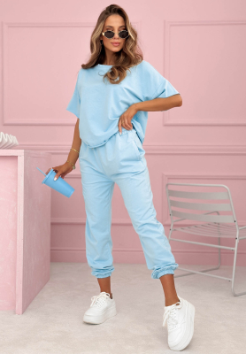 Set format din tricou și pantaloni de trening Double Trouble
