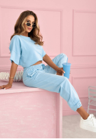 Set format din tricou și pantaloni de trening Double Trouble