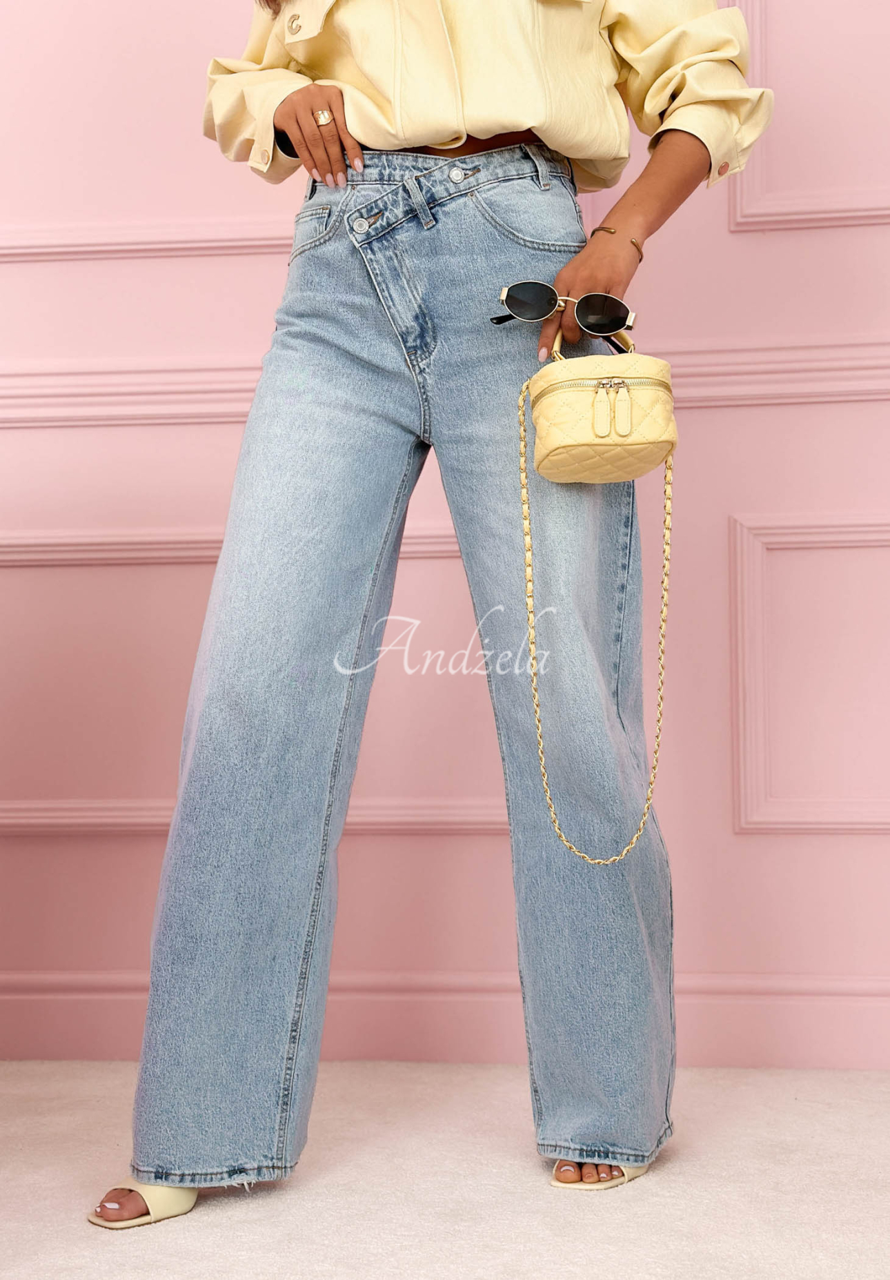 Blugi wide leg Denim Story