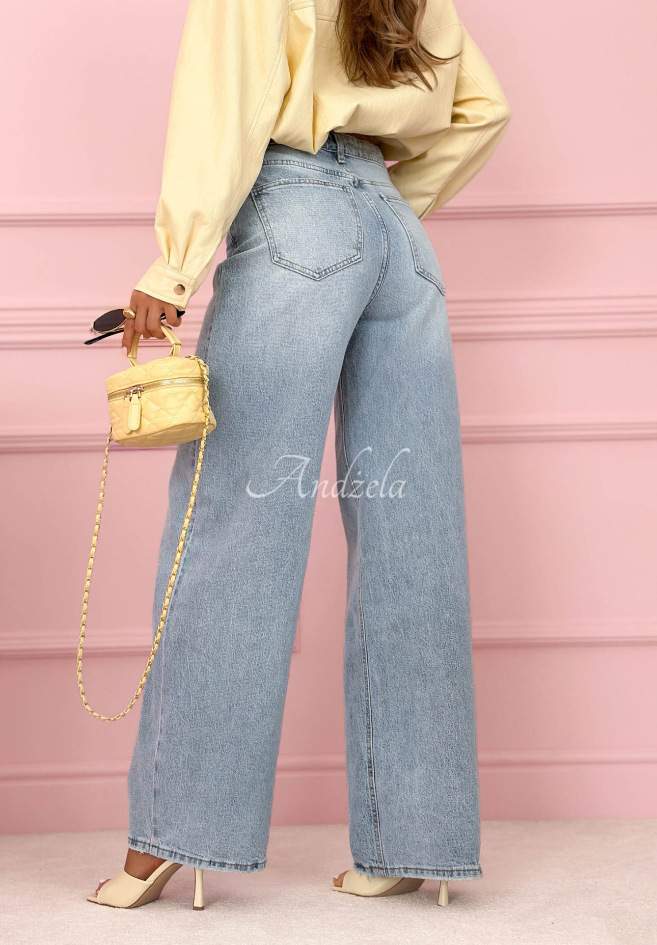 Blugi wide leg Denim Story