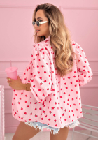 Cămașă w róże Velvet Rose roz pudră