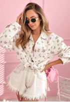 Kwiecista Cămașă Avalora ecru