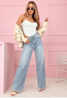 Koronkowy gorsetowy Top  na ramiączkach Laryssa roz