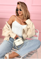 Koronkowy gorsetowy Top  na ramiączkach Laryssa roz