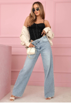 Koronkowy gorsetowy Top  na ramiączkach Laryssa roz