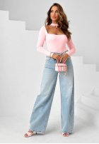 Body z chokerem Dreamy Day galbenă