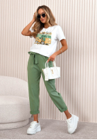 Tricou z nadrukiem Love Van Alb