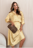 Satynowa Cămașă w Buline Ciao Felicita galben