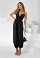 Gorsetowy Salopetă na ramiączkach You Got Me bej