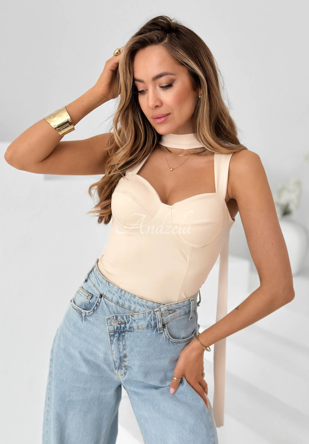Top           cu choker Don&rsquo;t Be Late