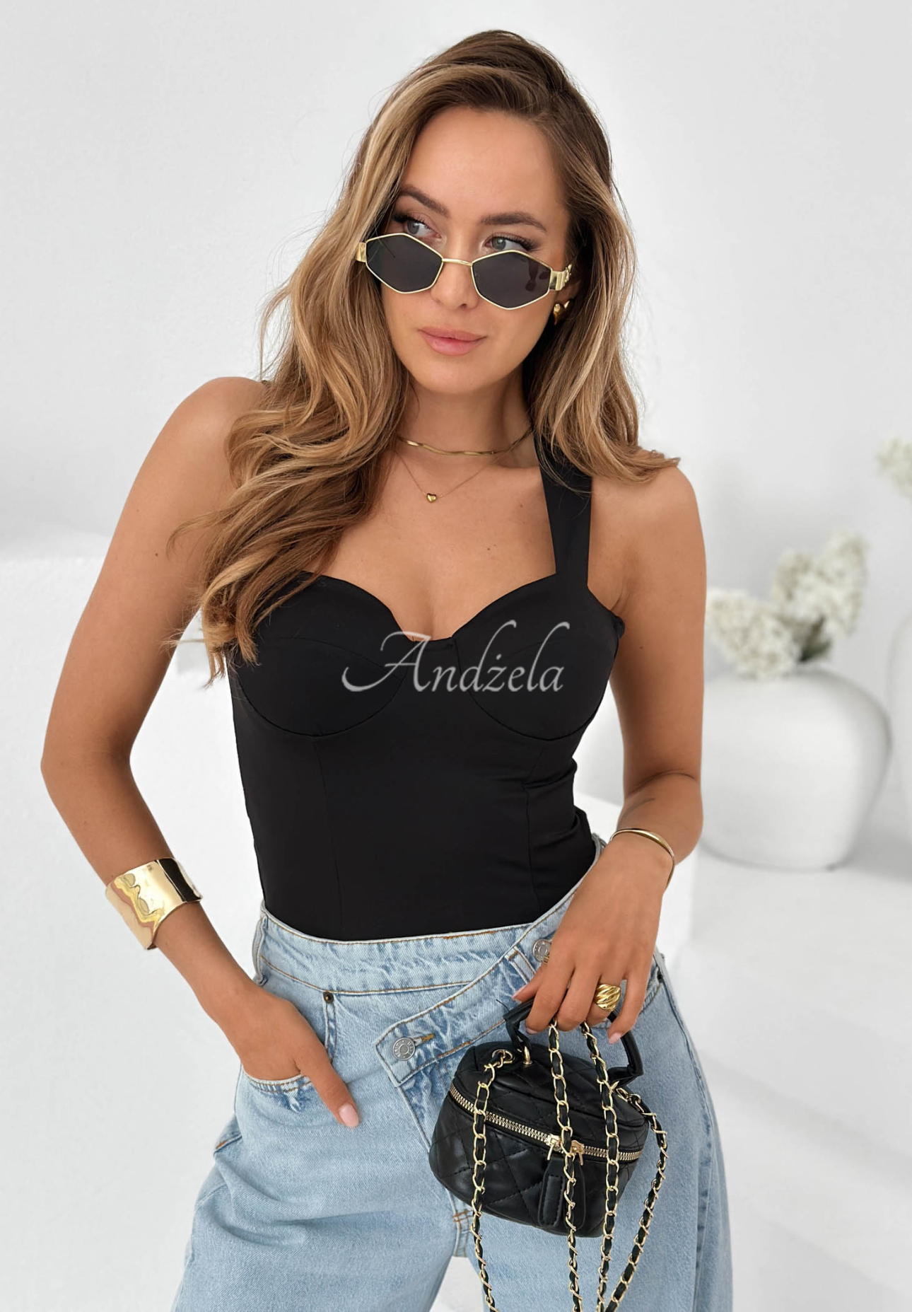 Top         cu choker Don’t Be Late