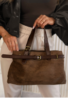 Zamszowa Geantă Donna bej