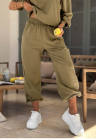 Compleu de trening Hanorac i Pantaloni Right On Time măsliniu