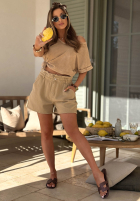 Jeansowe Șorturi Safari Trip żółte