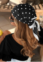 Eșarfă w Buline Dot Harmony biało-negru